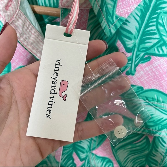 🆕 NWT Vineyard Vines Banana Leaf Margo Shirt Dress 6 - Picture 6 of 8